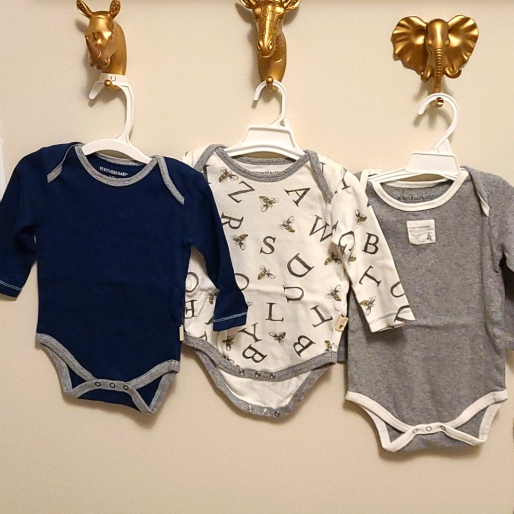 Burt's Bees onsies
